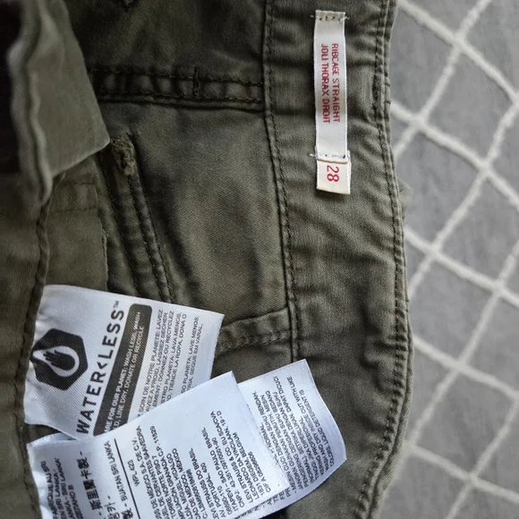 Levi's Olive Green Utility Pants - Picture 7 of 7